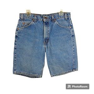 Levi's 505 Blue Jeans Shorts 34W x 9L VTG